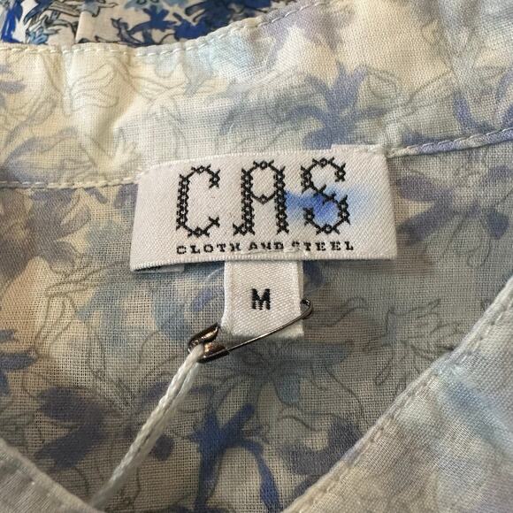 CAS Cloth and Steel Women's Franny Top Blue Floral Print NWT sz M $388 Italy - Picture 9 of 12